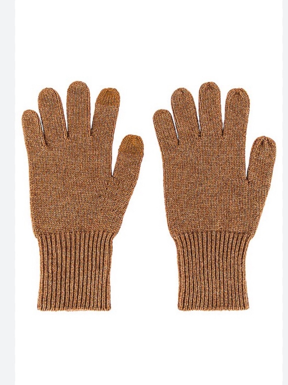 GUC Rag & Bone Ace Cashmere Gloves in Camel